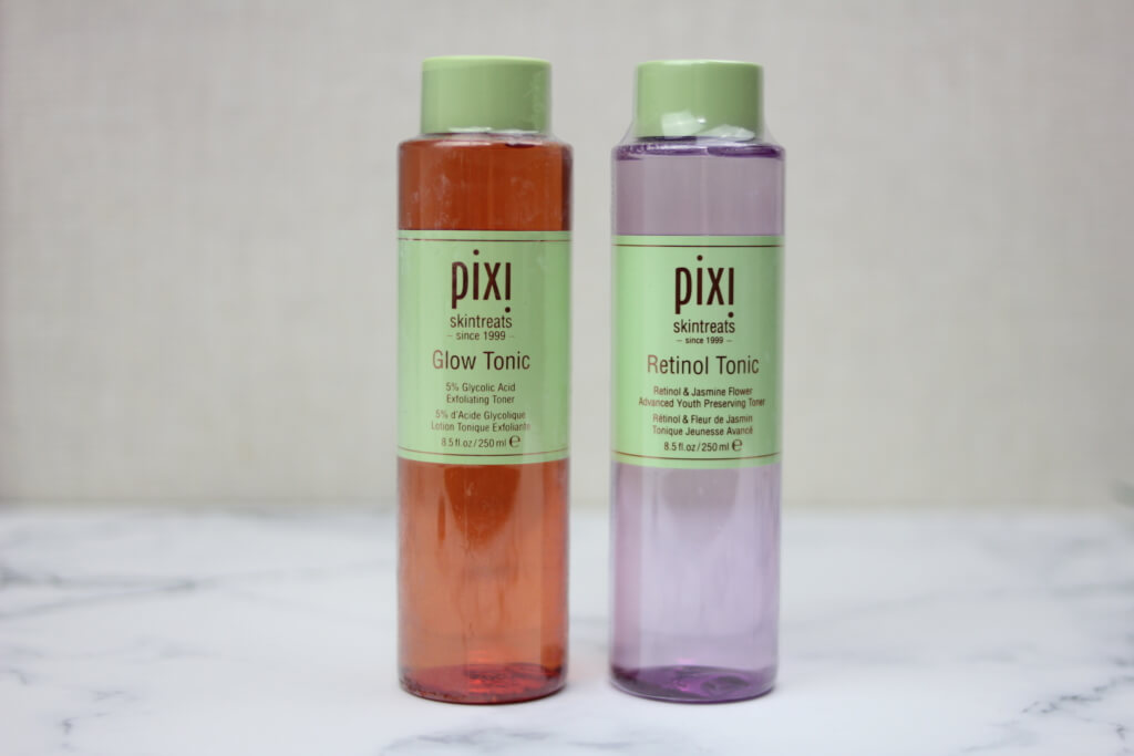 Pixi Glow Tonic 250ml & Retinol Tonic 250ml
