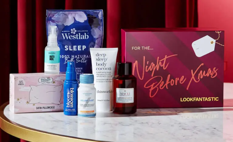 LOOKFANTASTIC Gift Guide - The Night Before Box 2021