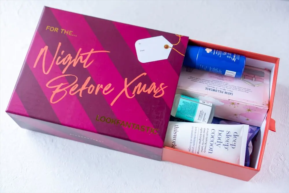 lookfantastic Gift Guide - The Night Before Box 2021 開封＆レビュー