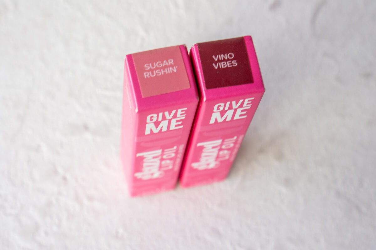 Give Me Cosmetics グレイズド リップオイル シュガー ラッシン & ヴィノ バイブス